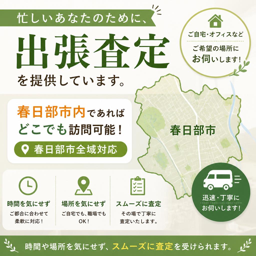 出張査定の便利さ