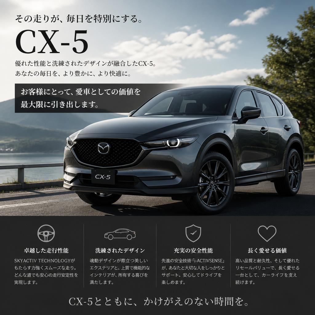 CX-5の強みと魅力