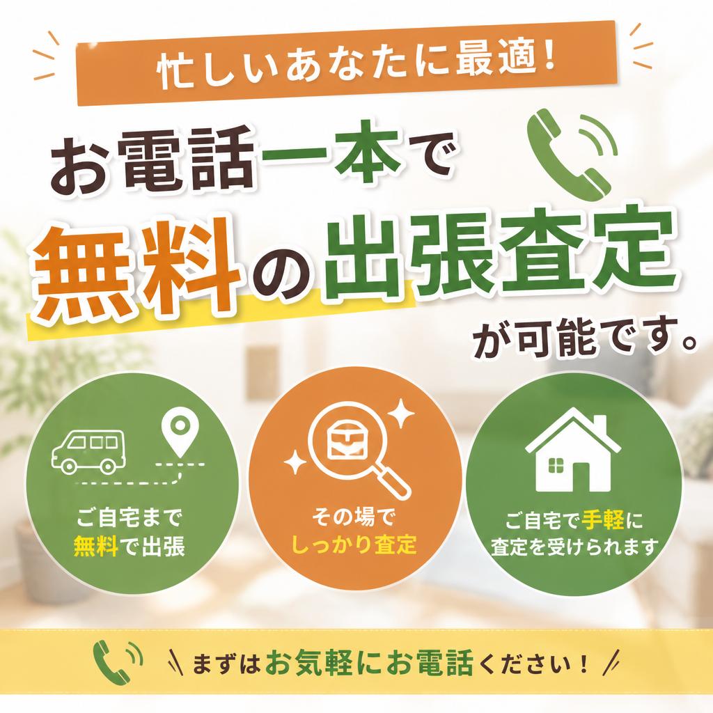 出張査定のご案内