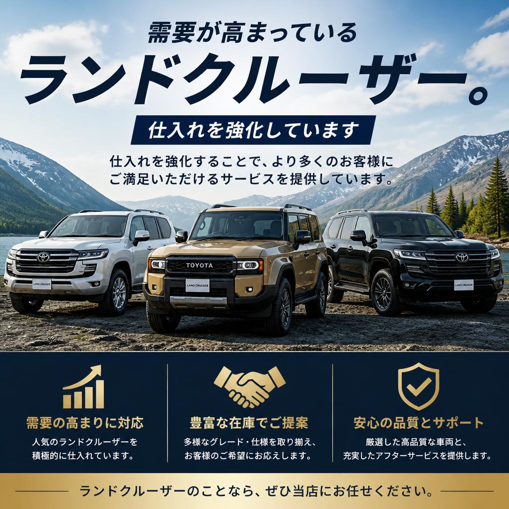 仕入れ強化中の理由
