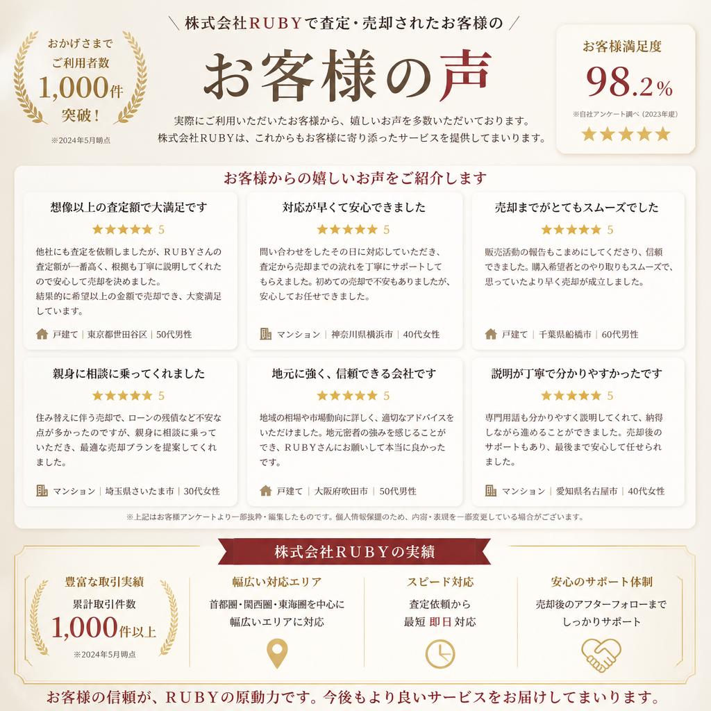 お客様の声:実際の体験談