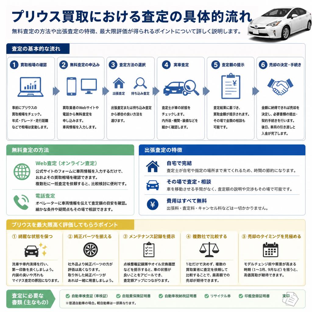 査定の流れとポイント