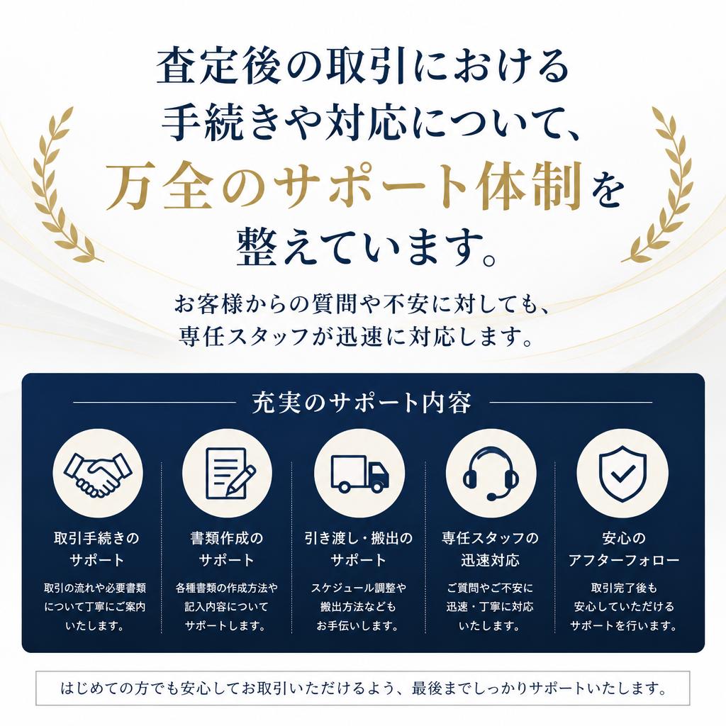 安心のサポート体制