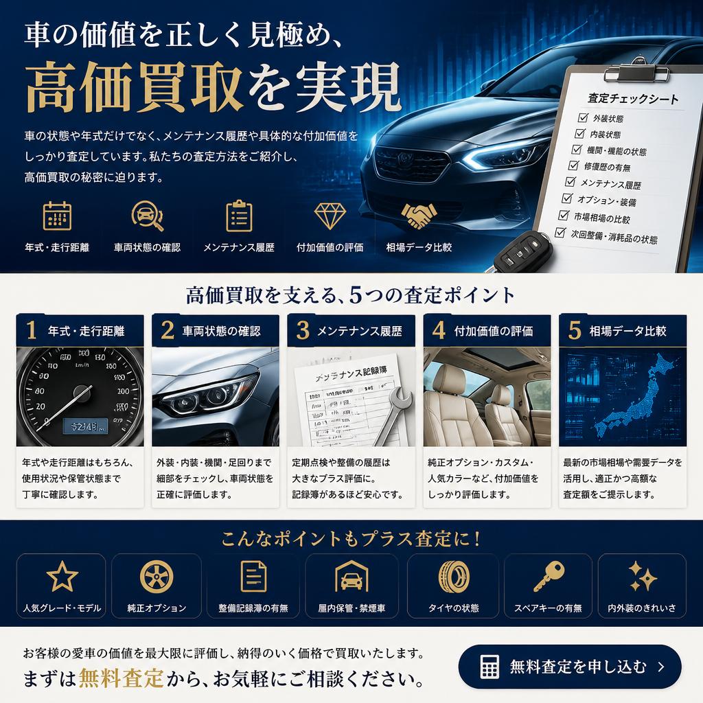 10万kmのヴォクシーでも高価買取が可能な理由
