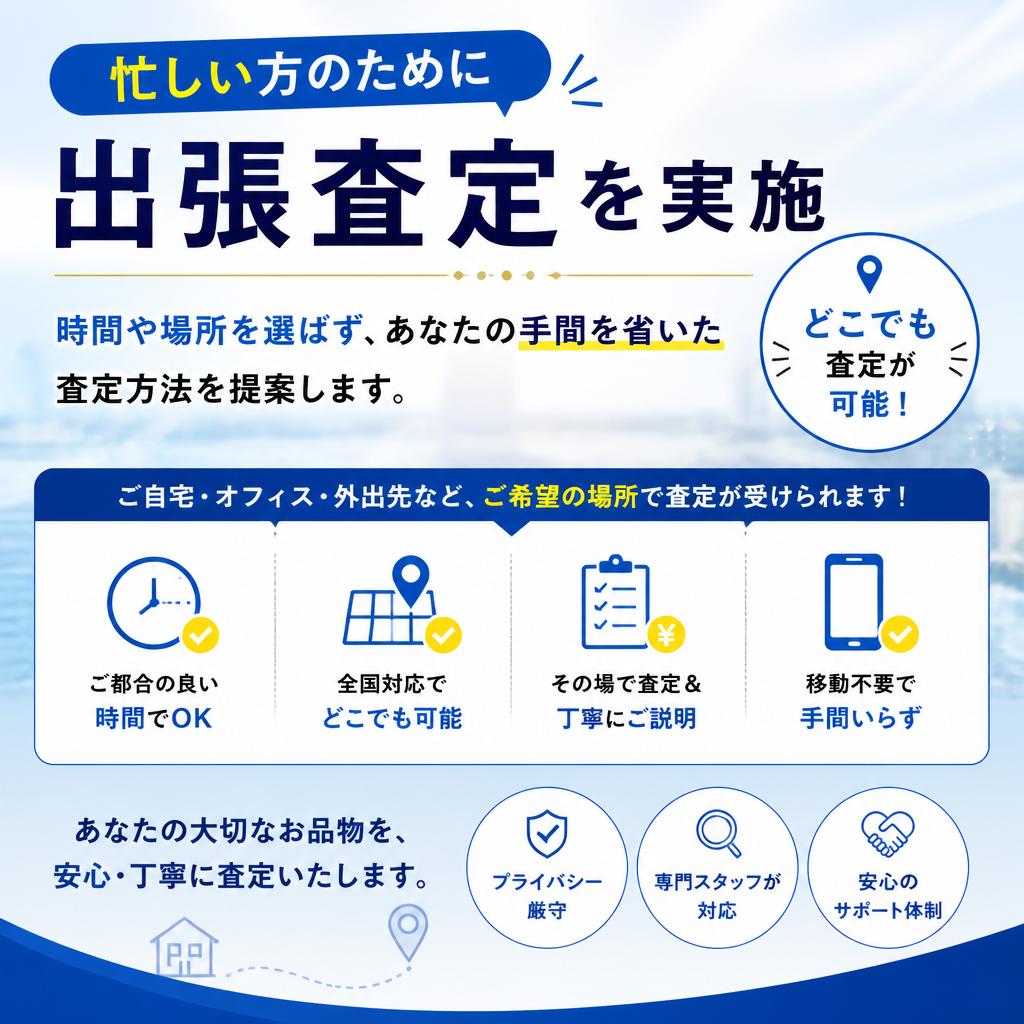 出張査定での便利さ