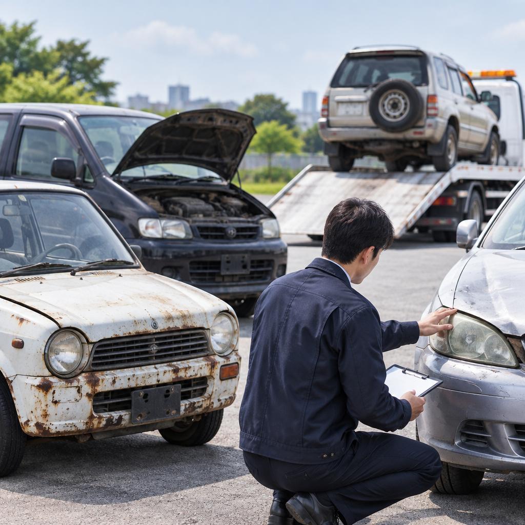 故障車・古い車・動かない車も、まずはご相談ください